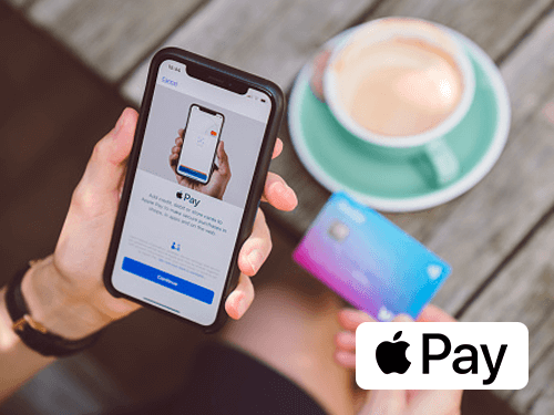 Banker med Apple Pay