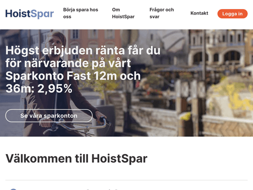 HoistSpar sparkonto